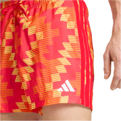 adidas Football-Inspired Graphic 5" Badeshorts Herren JY9164 - ice tangerine/white S