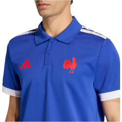 adidas FFR Frankreich Rugby Supporters Poloshirt Herren...
