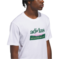adidas Sportsman Mountain Graphic T-Shirt Herren KC9254 - white S