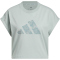 adidas Western Florals Big Logo Graphic T-Shirt Damen KA9954 - wonder sage S