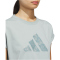 adidas Western Florals Big Logo Graphic T-Shirt Damen KA9954 - wonder sage S