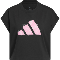 adidas Western Florals Big Logo Graphic T-Shirt Damen KA9952 - black S
