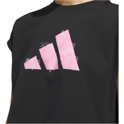 adidas Western Florals Big Logo Graphic T-Shirt Damen KA9952 - black S