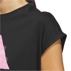 adidas Western Florals Big Logo Graphic T-Shirt Damen KA9952 - black S
