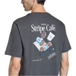 adidas Coffee Cafe Donut Box Graphic T-Shirt Herren KB2502 - grey six XS