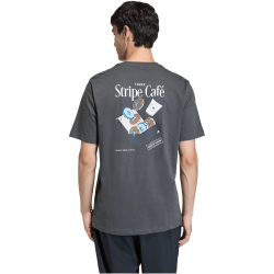 adidas Coffee Cafe Donut Box Graphic T-Shirt Herren KB2502 - grey six XS