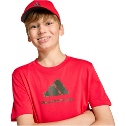 adidas Camo Graphic T-Shirt Kinder KA2977 - pure ruby 140