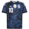 adidas AFA Argentinien Messi 10 Auswärtstrikot 2026 Kinder KH3942 - black/lucid blue/blue burst 128