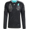 adidas Mercedes-AMG Petronas Formel 1 Team Authentic Fahrer langarm Trikot Herren KE5309 - black S