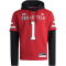 adidas Texas Tech Heimtrikot Hoodie Herren JX8102 - team power red/black S