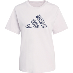 adidas Animal Graphic T-Shirt Damen KB7143 - ice purple L