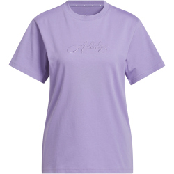adidas Cursive Wordmark Graphic T-Shirt Damen KB2402 -...