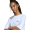 adidas Soft Side Oversized Graphic T-Shirt Damen KA5091 - white L