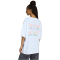 adidas Soft Side Oversized Graphic T-Shirt Damen KA5091 - white L