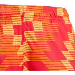adidas Football-Inspired Graphic Badeshorts Jungen KD5349 - pure orange/white 152