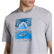 adidas Summer Slides Relax Graphic T-Shirt Herren JZ5003 - halo silver M