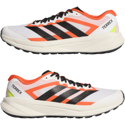 adidas TERREX Agravic Lite Trailrunning-Laufschuhe Herren KK1872 - cloud white/core black/impact orange 42