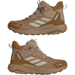 adidas TERREX Anylander Leather Mid-Top Climaproof Wanderschuhe Herren KH8876 - cardboard/wonder alumina/bronze strata 43 1/3
