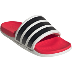 adidas Adilette Comfort 2.0 Badelatschen HQ2473 - crystal white/core black/lucid red 39