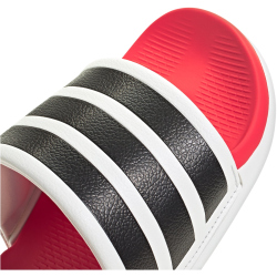 adidas Adilette Comfort 2.0 Badelatschen HQ2473 - crystal white/core black/lucid red 39