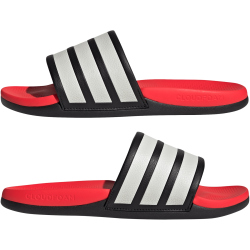 adidas Adilette Comfort 2.0 Badelatschen HQ2472 - core black/core white/lucid red 37