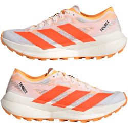 adidas TERREX Agravic Speed 2 Trailrunning-Laufschuhe Damen JR9115 - cloud white/impact orange/lucid tangerine 36 2/3