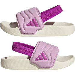 adidas Adilette Estrap 2.0 Badelatschen Kinder HQ9204 - off white/purple burst/bliss lilac 22