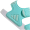 adidas Adilette Sandal 2 Badeschuhe Kinder KJ8679 - flash aqua/semi flash aqua/cloud white 31