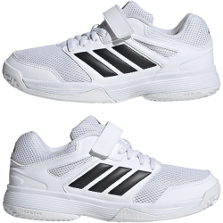 adidas Speedcourt Hallenschuhe Kinder KJ1244 - cloud white/core black/cloud white 28