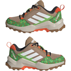 adidas TERREX x Minecraft Ax4R Wanderschuhe Kinder JR1289 - cardboard/cloud white/semi impact orange 38