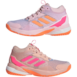 adidas Crazyflight 6 Mid-Top Hallenschuhe Damen KI8513 - clear pink/lucid pink/blush pink 38