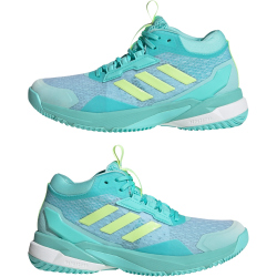 adidas Crazyflight 6 Mid-Top Hallenschuhe Damen KI8512 - flash aqua/hi-res yellow/cloud white 38