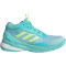 adidas Crazyflight 6 Mid-Top Hallenschuhe Damen KI8512 - flash aqua/hi-res yellow/cloud white 38
