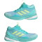 adidas Crazyflight 6 Mid-Top Hallenschuhe Damen KI8512 - flash aqua/hi-res yellow/cloud white 38