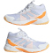 adidas Crazyflight 6 Mid-Top Hallenschuhe Damen KI8511 - cloud white/crystal sky/pure tangerine 38