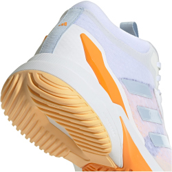 adidas Crazyflight 6 Mid-Top Hallenschuhe Damen KI8511 - cloud white/crystal sky/pure tangerine 38 2/3