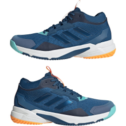 adidas Crazyflight 6 Mid-Top Hallenschuhe Herren KI8515 - dusky petrol/dusky petrol/flash aqua 39 1/3