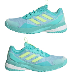 adidas Crazyflight 6 Hallenschuhe Damen KI8508 - flash aqua/hi-res yellow/cloud white 37 1/3