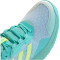 adidas Crazyflight 6 Hallenschuhe Damen KI8508 - flash aqua/hi-res yellow/cloud white 37 1/3