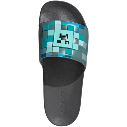 adidas Adilette Shower Minecraft Badelatschen HQ2584 - grey four/grey four/grey four 46
