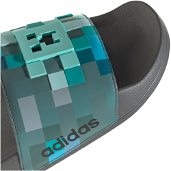 adidas Adilette Shower Minecraft Badelatschen HQ2584 - grey four/grey four/grey four 46