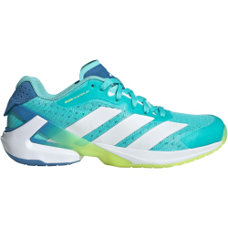 adidas Courterblast Hallenschuhe Damen KJ3669 - flash aqua/cloud white/hi-res yellow 38 2/3