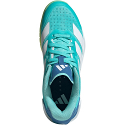 adidas Courterblast Hallenschuhe Damen KJ3669 - flash aqua/cloud white/hi-res yellow 38 2/3