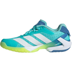 adidas Courterblast Hallenschuhe Damen KJ3669 - flash aqua/cloud white/hi-res yellow 38 2/3