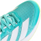 adidas Courterblast Hallenschuhe Damen KJ3669 - flash aqua/cloud white/hi-res yellow 38 2/3