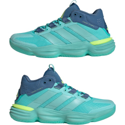 adidas Courtstabil Hallenschuhe Damen KJ3665 - flash aqua/flash aqua/dusky ink 43 1/3