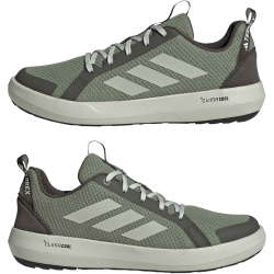 adidas TERREX Boat Climacool Wanderschuhe JR6609 - tent green/halo green/shadow olive 41 1/3