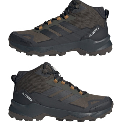 adidas TERREX Skychaser AX5 Gore-Tex Mid-Top Wanderschuhe JR3980 - shadow olive/carbon/bronze strata 44 2/3