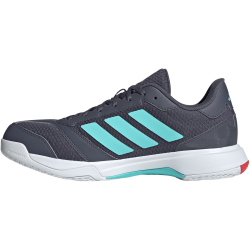 adidas Ligra 8 Handballschuhe Herren JR7118 - aurora onix/flash aqua/semi lucid red 41 1/3