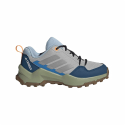 adidas TERREX AX4R Wanderschuhe Kinder JR9056 - grey two/reflective silver/glow blue 35.5